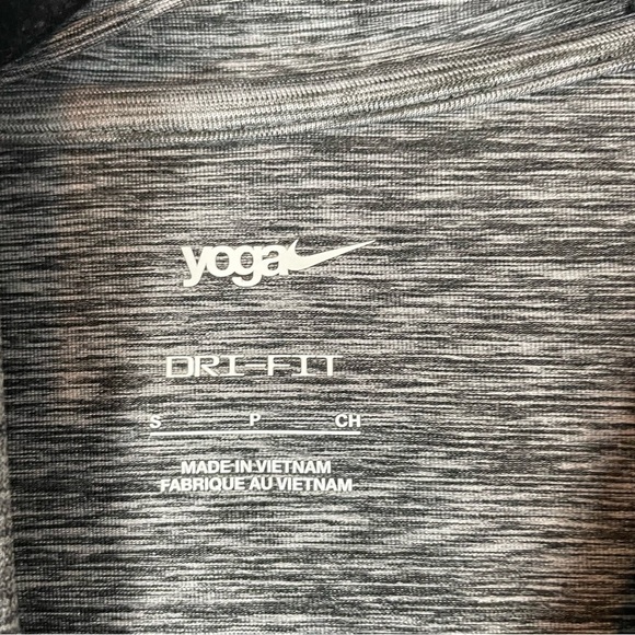 Nike Yoga Dri-FIT Lightweight Full Zip Hoodie Gray Size Small - Picture 7 of 7